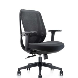 כסא מנהל דגם אוריון שחור ללא ראשיה